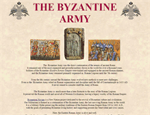 Tablet Screenshot of byzantinearmy.org